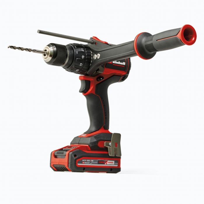 Шурупокрут-дриль ударний акумуляторний Einhell TP-CD 18/120 Li-i BL - Solo, PXC, 18В, безщітковий, 120 Нм, 1.71 кг (без АКБ і ЗП)