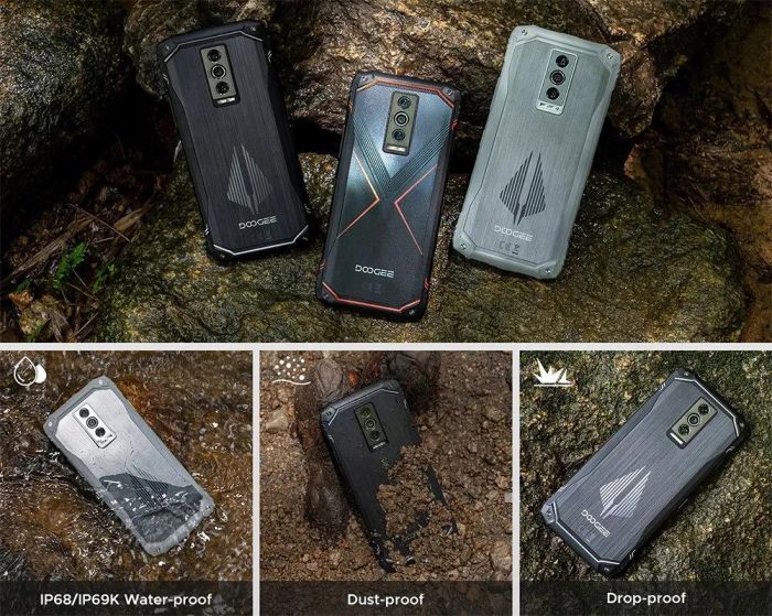 Смартфон Doogee Blade 10 Pro Energy 6.56" 6/256ГБ, 2SIM, 5150мА•год, червоний