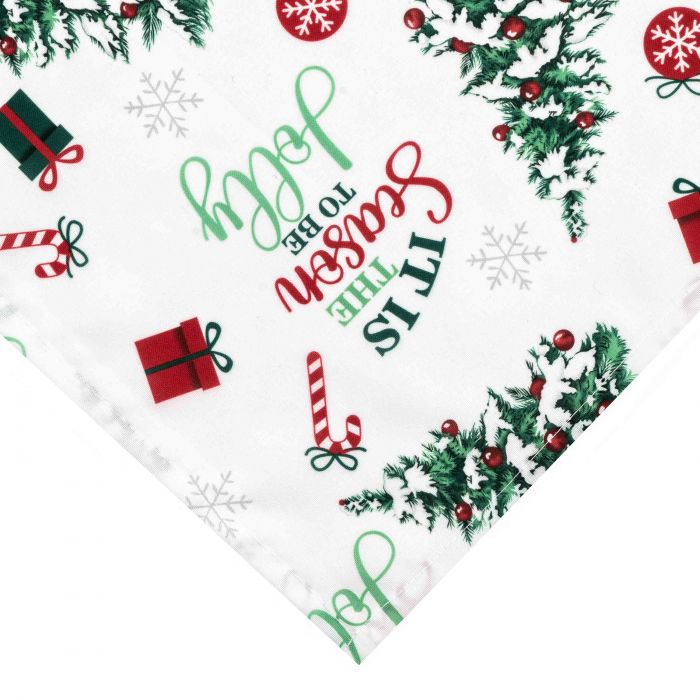 Скатертина Ardesto Christmas Tree 120х140см, 100% поліестер, зелений