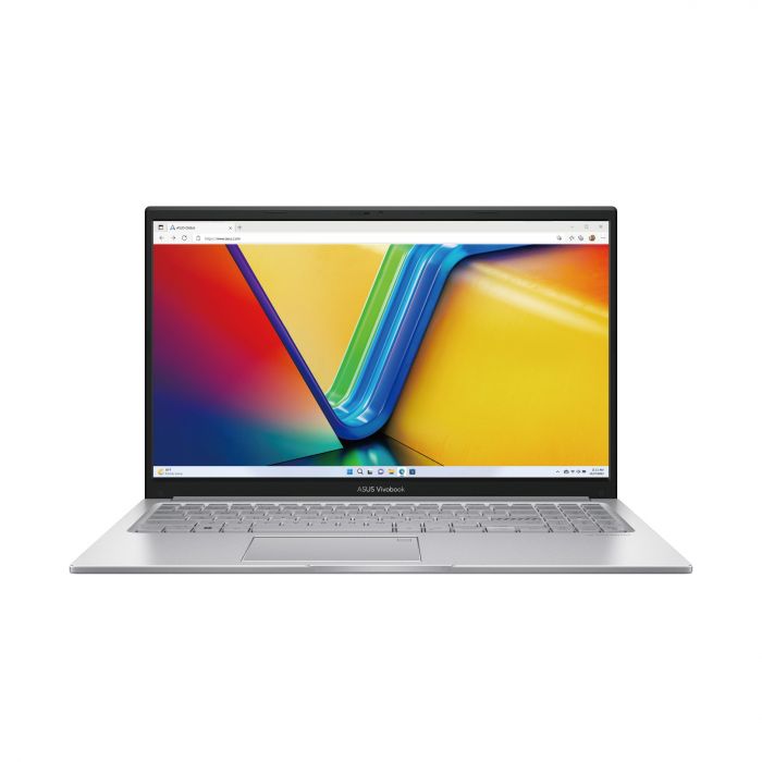 Ноутбук ASUS Vivobook 15 X1504MA-BQ105 15.6" FHD IPS, Intel 3 304, 16GB, F512GB, UMA, noOS, Сріблястий