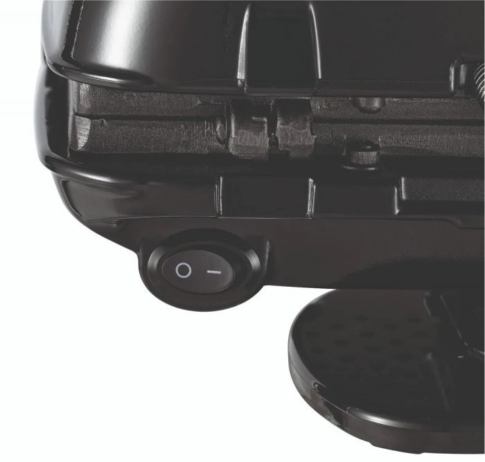 Сендвічмейкер Tefal Croc Time 700Вт, 1 пластина-гриль, корпус-пластик, чорно-сріблястий