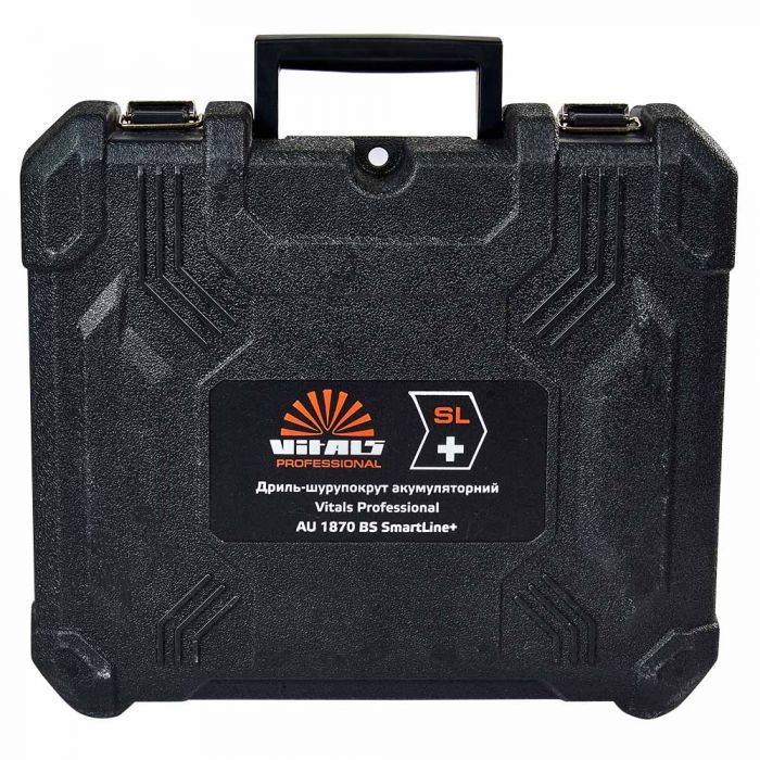 Кейс для дриля-шурупокрута акумуляторного Vitals Professional AU 1870 BS SmartLine+ 35х29х13см пластик