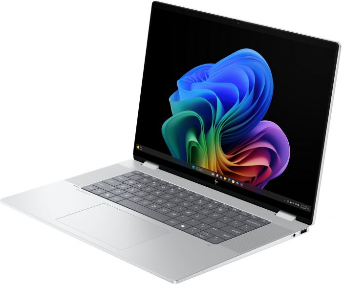 Ноутбук HP OmniBook X Flip x360 16-as0006ua 16" WUXGA IPS Touch, Intel U5-226V, 16GB, F1024GB, UMA, Win11, сріблястий