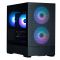 Корпус Zalman P30 Air без БЖ, 1xUSB3.0, 1xUSBType-C, 3x140мм ARGB, VGA 392мм, LCS ready, TG Side Panel, mATX, чорний