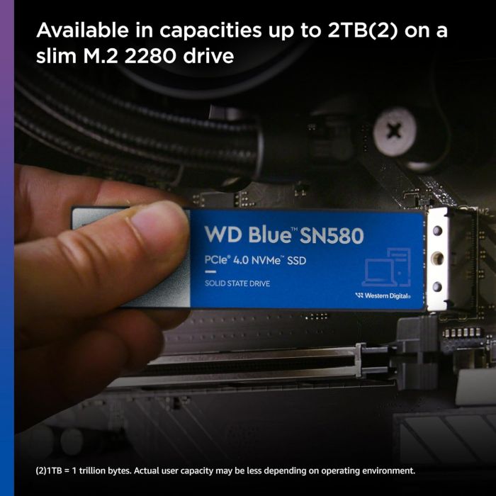 Накопичувач SSD WD M.2 2TB PCIe 4.0 Blue SN580