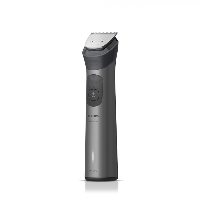 Тример Philips Series 7000, для бороди, голови та тіла, насадок-15, сталь, сірий