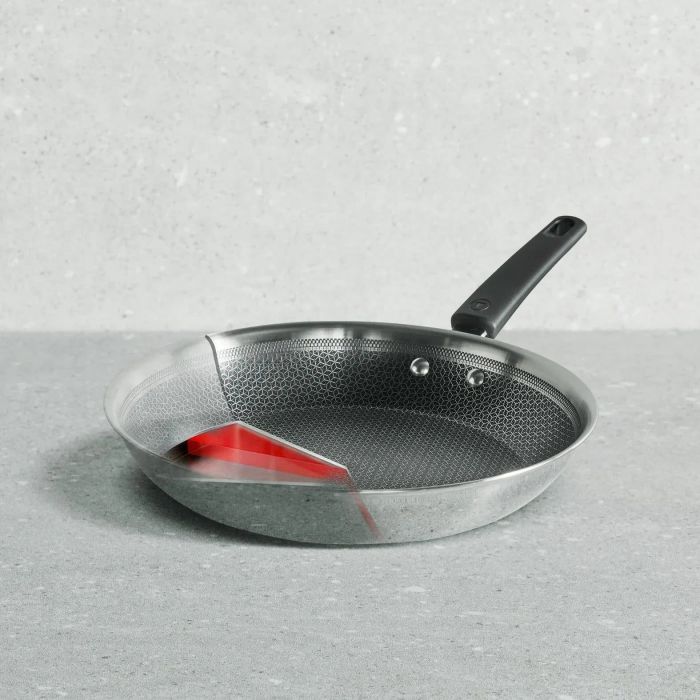 Сковорода Tefal Emotion+ Power, 24см, нержавіюча сталь, серцевина-алюміній, хромована сталь, бакеліт