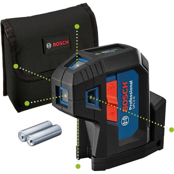 Нівелір лазерний Bosch Professional GPL 5G, до 30м, ±0.35мм/м, 2AAx1.5В, чохол, 0.35кг