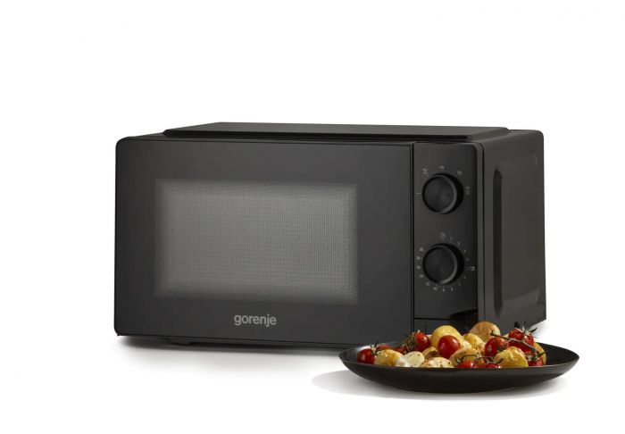 Мікрохвильова піч Gorenje, 20л, мех. керув., 700Вт, чорний
