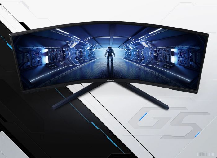 Монітор Samsung 34" Odyssey G5 C34G55TWW D-Sub, 2xHDMI, DP, VA, 3440x1440, 21:9, 165Hz, 1ms, CURVED