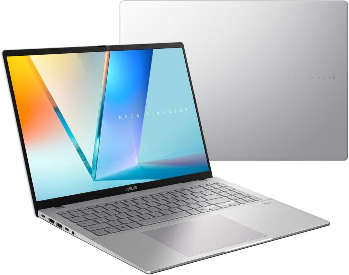 Ноутбук ASUS Vivobook S16 S3607VA-RP146 16" FHD IPS, Intel 7 240H, 16GB, F512GB, UMA, NoOS, Сріблястий
