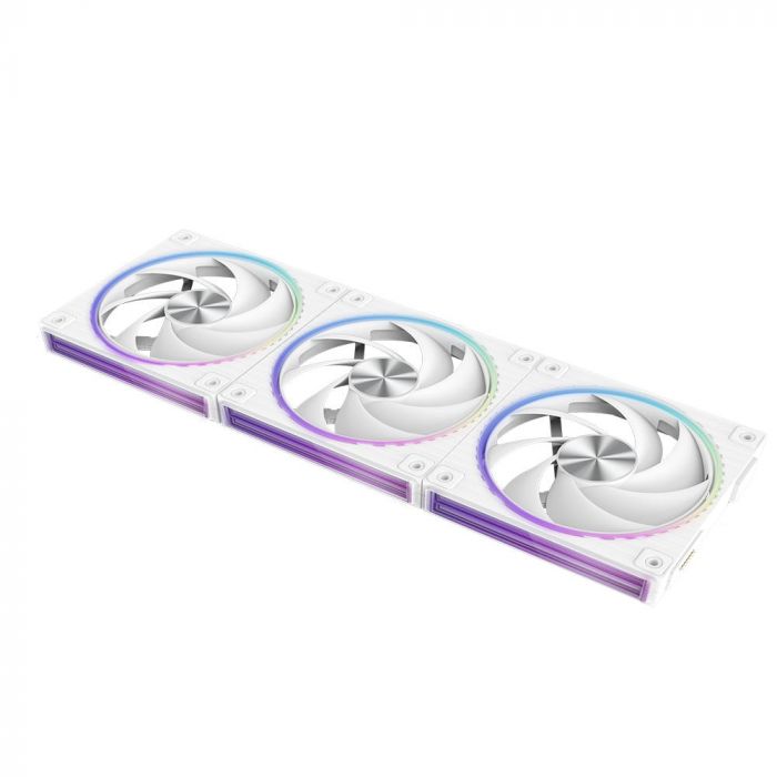 Корпусний вентилятор Zalman ZM-DF120  ARGB,  120мм, 800-2300rpm, 4pin, PWM, 3pin+5VARGB, 34,5dBa, POGO pin, Magnetic,  білий