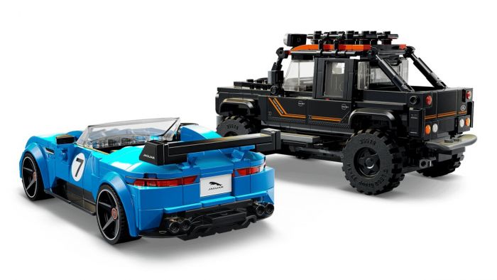 Конструктор LEGO Speed Champions Jaguar Project 7 та Land Rover Defender