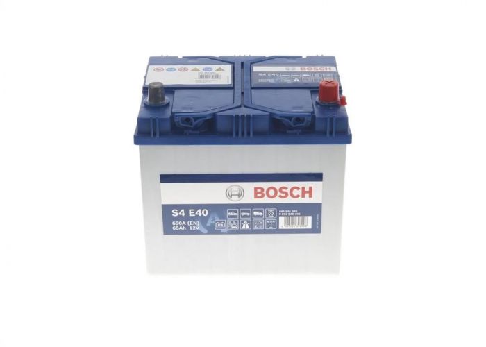 Акумулятор Bosch S4 12В 65А·год 650А R+ (0 092 S4E 400)