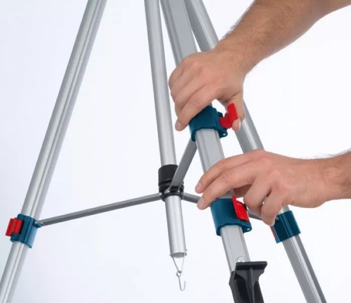 Штатив Bosch BT250 для оптичних нівелірів, 1/4", 97.5-250см, 3.4 кг