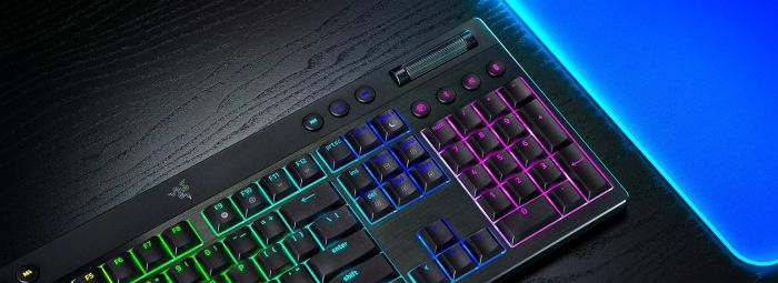 Клавіатура механічна Razer BlackWidow V4 Low-profile HyperSpeed, 104key, Green Switch, USB-A/WL/BT, EN, RGB, чорний