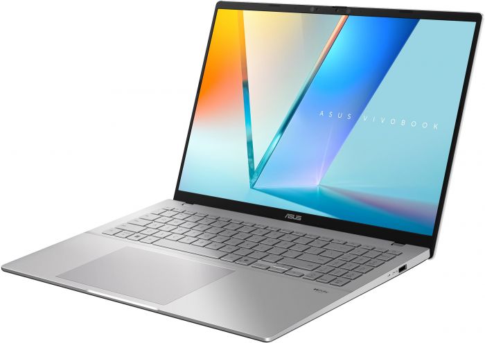 Ноутбук ASUS Vivobook S16 S3607QA-PL004W 16" WQXGA IPS, Qualcomm X X1 26 100, 16GB, F512GB, UMA, Win11, Сріблястий