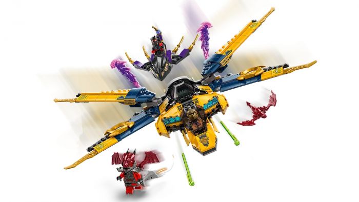Конструктор LEGO Ninjago Суперштормовий реактивний літак Рас та Арін