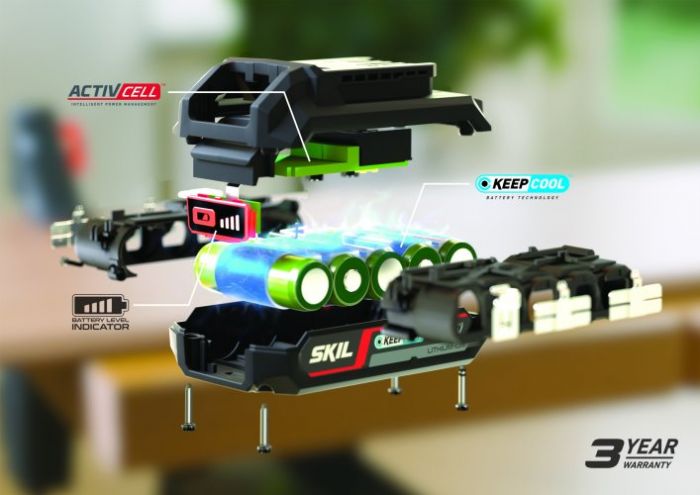 Акумулятор SKIL BR1E3102 AA 20В 2.5А·год 0.44кг