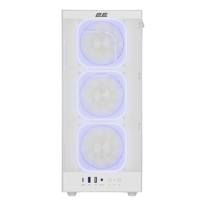 Комп’ютер персональний 2E Rational Intel i5-14400F, 16Gb, F512GB, NVD5050-8, H610, 2E-V8210W, 500W, FreeDos, білий