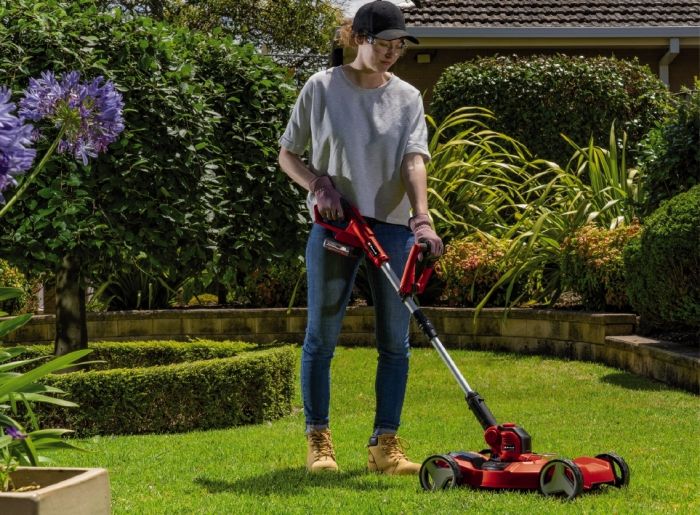 Тример акумуляторний Einhell GE-CT 18/28 Li TC-Solo 18В 8500об/хв 28см ліска та возик 2.15кг без АКБ і ЗП