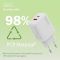 Зарядний пристрій DIGITUS 1хUSB-C, 1хUSB-A, 20W