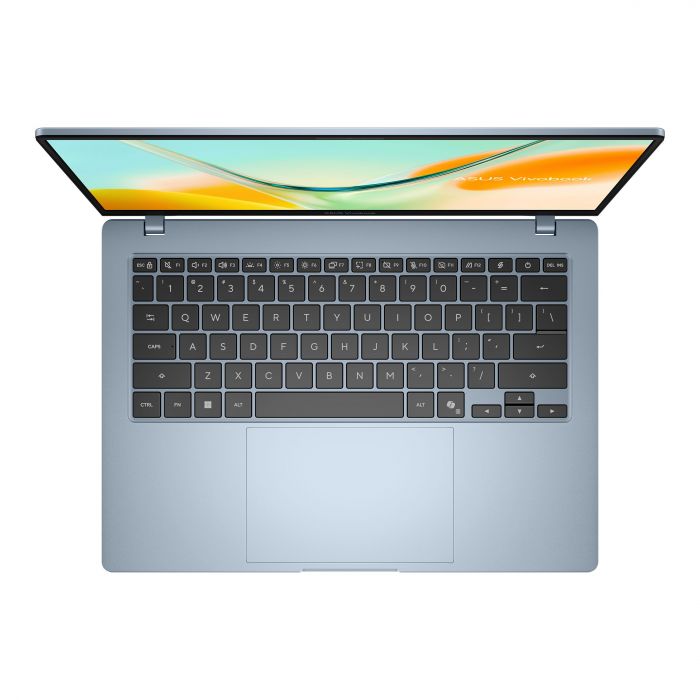Ноутбук ASUS Vivobook S14 S5408QA-TM263W 14" WUXGA IPS, Qualcomm X1 26 101, 8GB, F512GB, UMA, Win11, Блакитний