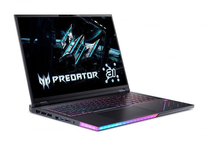 Ноутбук Acer Predator Helios 18 PH18-73 18" WQUXGA IPS, Intel U9-275HX, 192GB, F5TB, NVD5090-24, Win11P, чорний