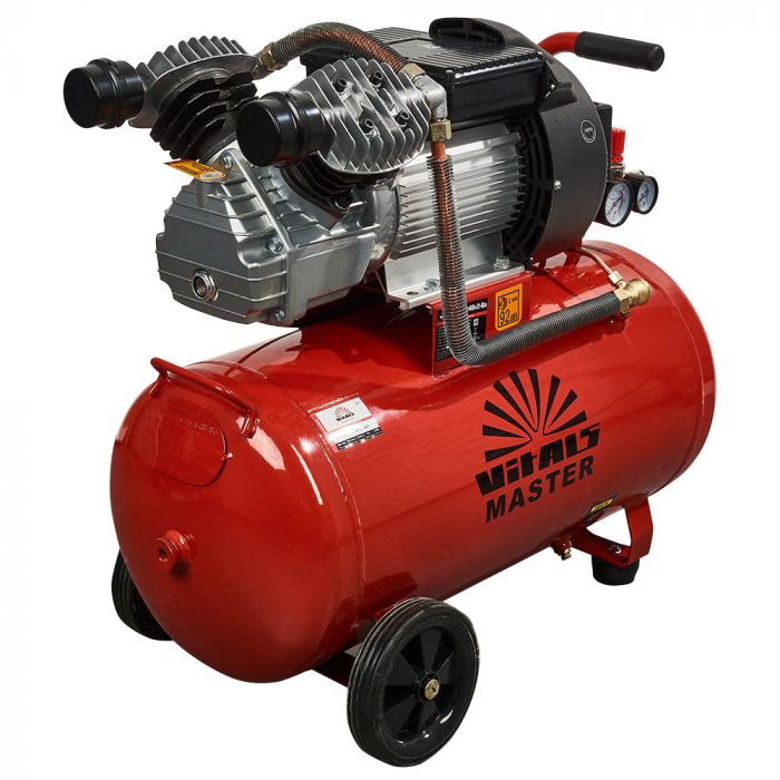 Компресор повітряний Vitals Master GK55.t48v2-8a, 2200Вт, 50л, 3800л/хв, 8бар, 37.3кг