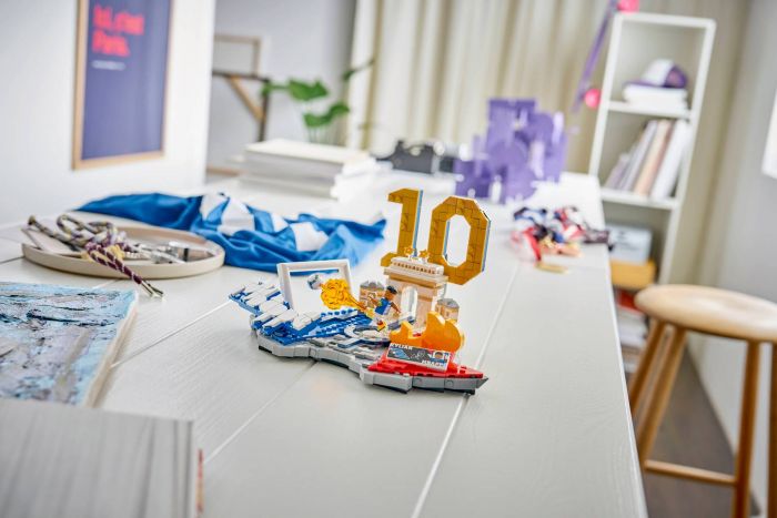 Конструктор LEGO Editions Football Кіліан Мбаппе — найкращі моменти футбольних матчів