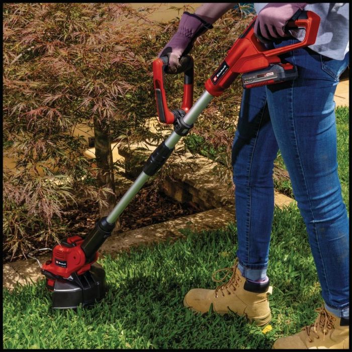 Тример акумуляторний Einhell GE-CT 18/28 Li TC-Solo 18В 8500об/хв 28см ліска та возик 2.15кг без АКБ і ЗП