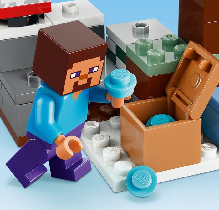 Конструктор LEGO Minecraft Пригоди Стіва в тайзі
