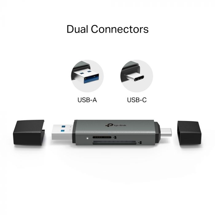 USB-Концентратор TP-Link UA430D  1xSD, 1x-microSD, USB TypeC&A