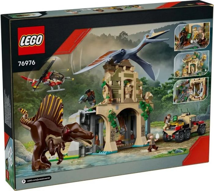 Конструктор LEGO Jurassic World Повітряна місія зі спинозавром і кетцалькоатлем
