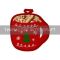 Прихватка ARDESTO Christmas Red Mug 20х20см, 100% поліестер (верх), 100% бавовна (низ), червоний