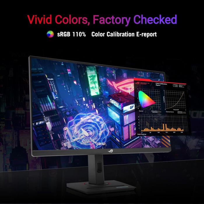 Монітор Asus 27" ROG Strix XG279CNS HDMI, DP, USB-C, IPS, 380Hz, 0.3ms, sRGB 110%, AdaptiveSync, Pivot, HDR400