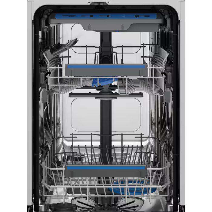 Посудомийна машина Electrolux, 10компл., E, 45см, дисплей, інвертор, 3й кошик, нерж