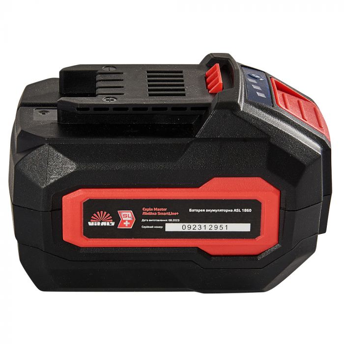 Акумулятор Vitals Master ASL 1860 SmartLine+ 18В 6.0А·год 0.86кг