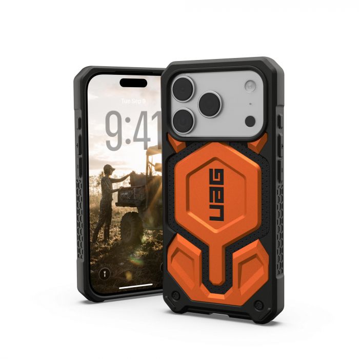 Чохол UAG для iPhone 17 Pro, Monarch Pro MagSafe, Orange