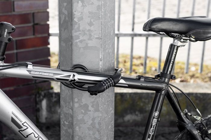 Замок протиугінний кодований Neo Tools, 120ммх12мм, чорний