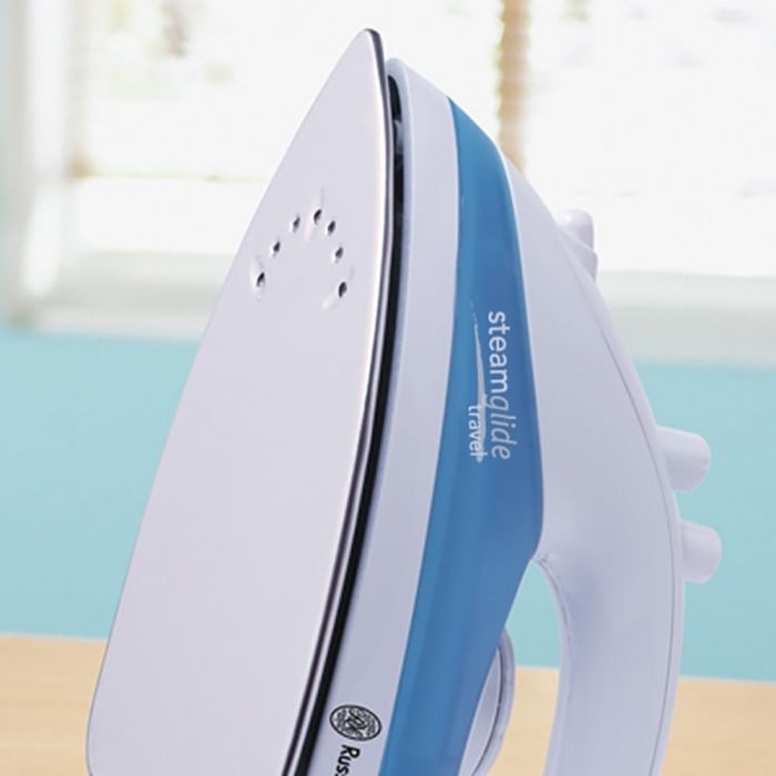 Праска Russell Hobbs дорожній, 760Вт, 80мл, нерж. сталь, блакитна