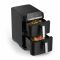 Мультипіч Tefal Easy Fry Crispy Stack, 2700Вт, чаша-6+4л, сенсорне керув., 2 чаши, гриль, пластик, чорний