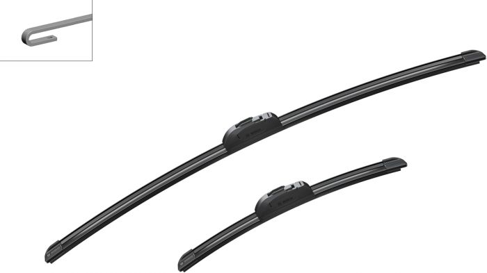 Склоочисник BOSCH Aerotwin безкаркасний комплект 650/340мм (3 397 007 570)