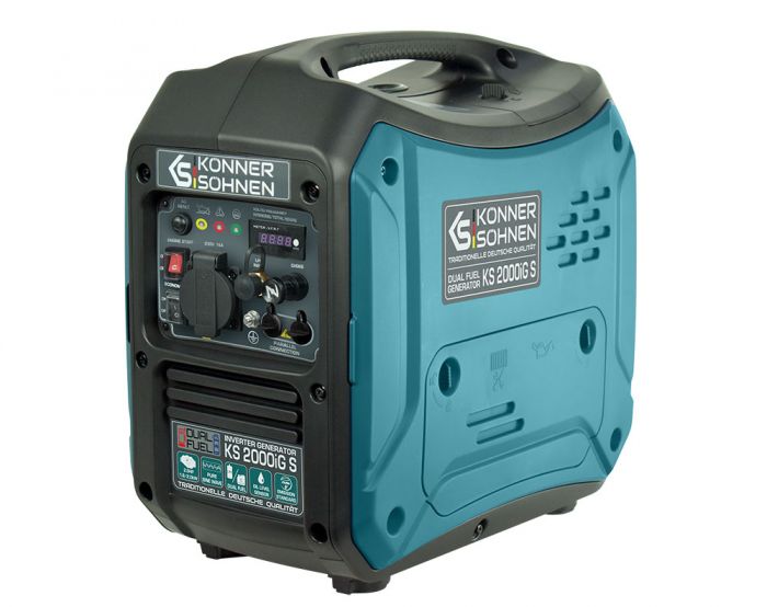 Генератор газобензиновий інверторний Konner&Sohnen KS 2000iG S LPG, 230В, 2.0кВт, ручний стартер, 19кг