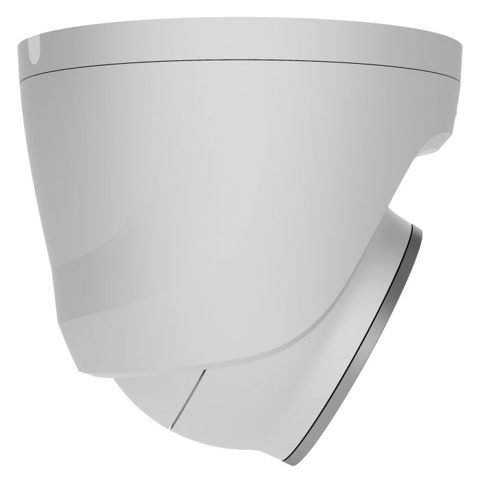 IP-камера дротова Ajax TurretCam HLVF 8 MP White, 2.8–12 мм, PoE, True WDR, IP67, ІЧ 60 м, LED 40 м, аудіо, кут огляду 31° до 111°, вулична, біла, 126283.197.WH1