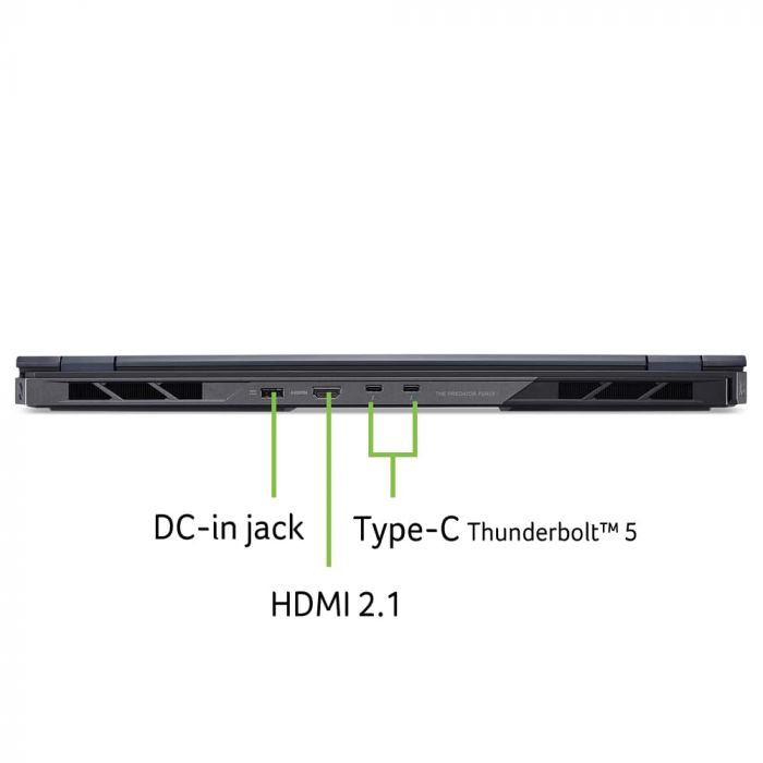 Ноутбук Acer Predator Helios 18 PH18-73 18" WQUXGA IPS, Intel U9-275HX, 192GB, F5TB, NVD5090-24, Win11P, чорний