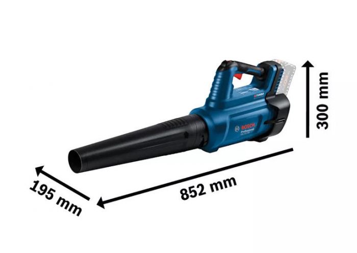 Повітродув садовий акумуляторний Bosch AdvancedLeafBlower 18В-750 198 км/год 2.8кг без АКБ і ЗП