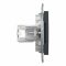 Розетка комп'ютерна RJ45 Schneider Electric, Asfora (антрацит, без рамки)