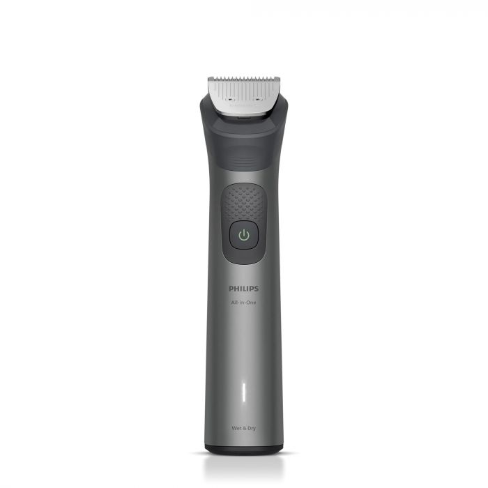 Тример Philips Series 7000, для бороди, голови та тіла, насадок-17, сталь, сірий