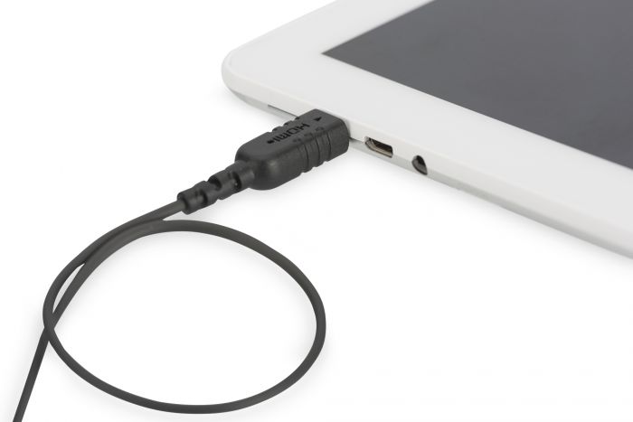 Кабель DIGITUS HDMI-miniHDMI (AM/СM), Ultra HD, 2.0м, чорний